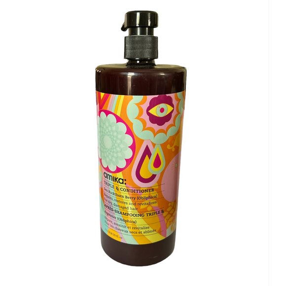 amika Hair New Amika Triple Rx Conditioner Sea Buckthorn Berry 338